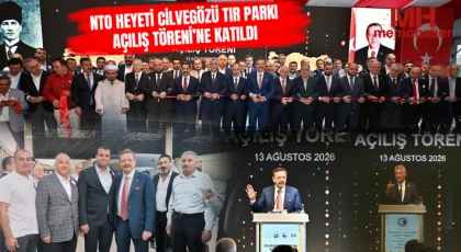 NTO Heyeti Cilvegözü Tır Parkı Açılış Töreni’ne Katıldı