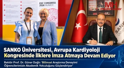 SANKO Üniversitesi, Avrupa Kardiyoloji Kongresinde ilklere imza atmaya devam ediyor