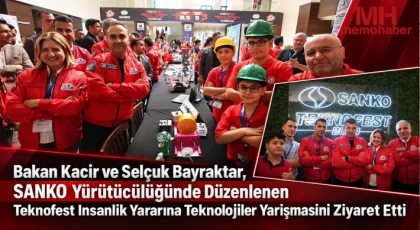 TEKNOFEST’te SANKO’ya Üst Düzey Ziyaret