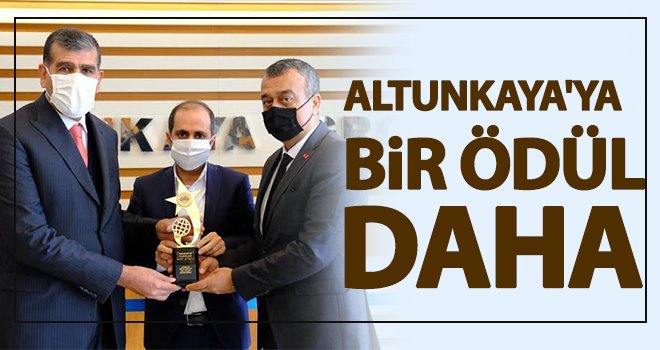 Altunkaya'ya bir ödül daha