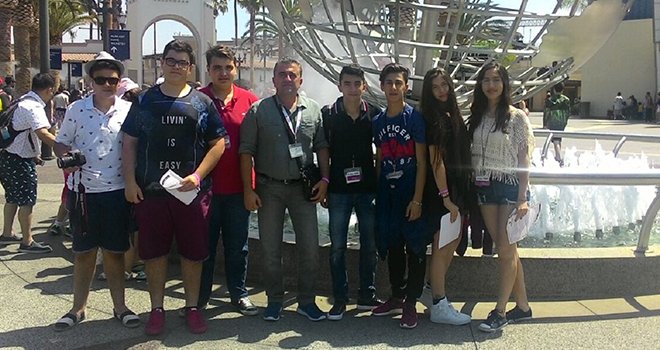 Amerika’ya giden GKV’li öğrenciler kampın gözdesi oldu 