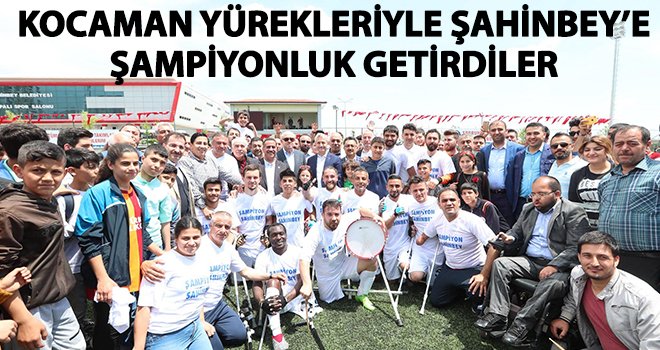 Ampute Futbol Takımı şampiyonluğunu ilan etti