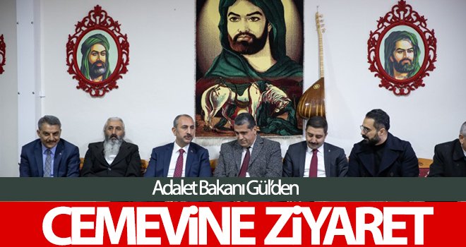 Bakan Gül cemevini ziyaret etti: Biz hep birlikte Türkiye’yiz