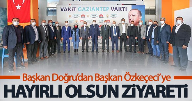 Başkan Doğru’dan Başkan Özkeçeci’ ye ziyaret