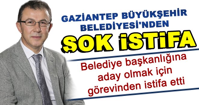 Büyükşehir Belediyesi'nden flaş haber! Görevinden istifa etti