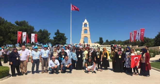 Çanakkale’ye kurbanlar kesilerek uğurlandılar