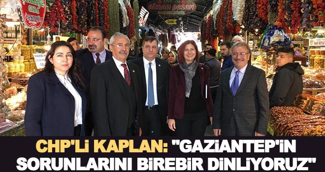 CHP heyetinden esnafa ziyaret!