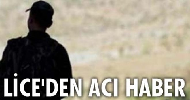 Diyarbakır Lice'de çatışma: 2 asker şehit 
