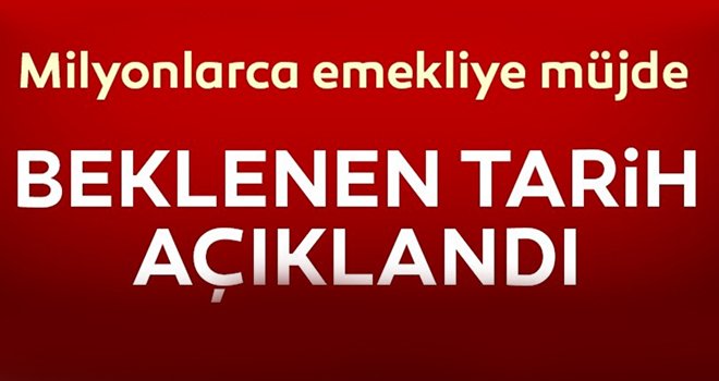 Emekliye bayram ikramiyesi 31 Mayıs'ta ödenecek