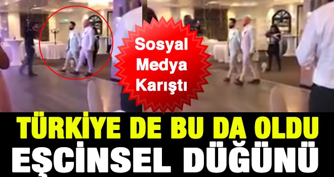 Eşcinsel düğünü! Sosyal medyanın gündemine bomba gibi düştü