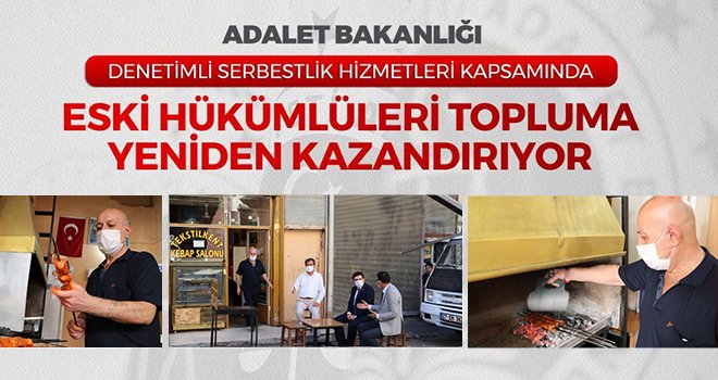 Eski hükümlüler, toplumsal hayata meslek sahibi olarak kazandırılıyor