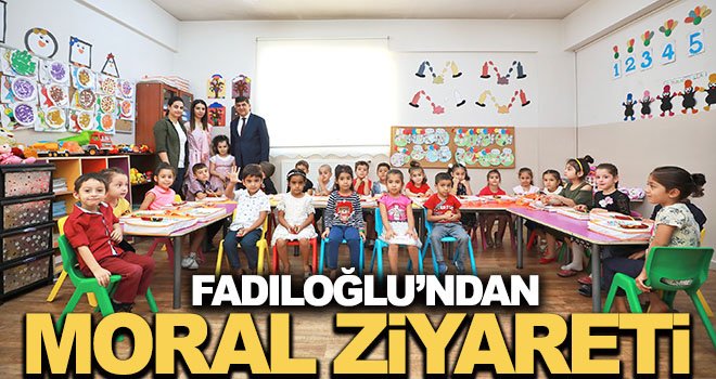 Fadıloğlu'nun hediyeleri minikleri mutlu etti