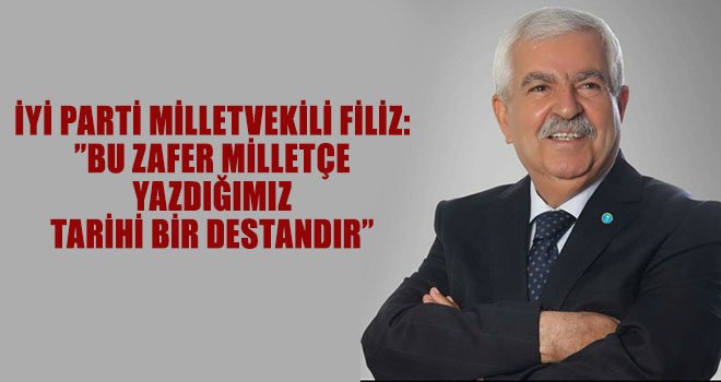 Filiz'den 30 Ağustos Zafer Bayramı’nı kutladı