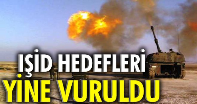 Fırat Kalkanı Harekatı'nda IŞİD ile PKK/PYD hedefleri yine vuruldu