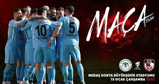 Gaziantep FK, Konyaspor karşı karşıya geliyor