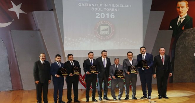 Gaziantep’in Yıldızları ödüllerini aldı