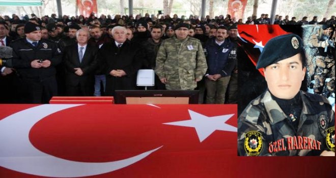 Gaziantepli Şehit Polis Son Yolculuğuna Uğurlandı