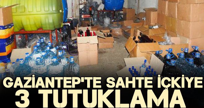 Gaziantep'te 3 bin 229 litre sahte alkol ele geçirildi