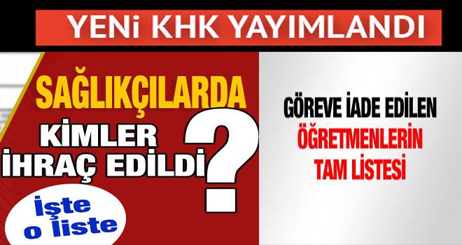 Gaziantep'te 13 öğretmen 2 sağlıkçı görevlerine iade edildiler