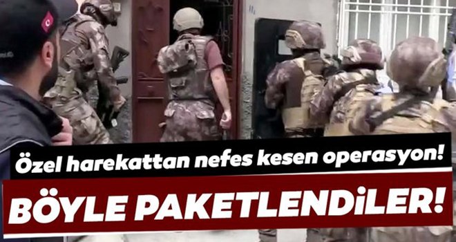 Gaziantep'te 22 adrese eş zamanlı operasyon!