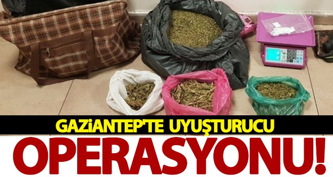 Gaziantep'te 7 kilo uyuşturucu madde ele geçirildi