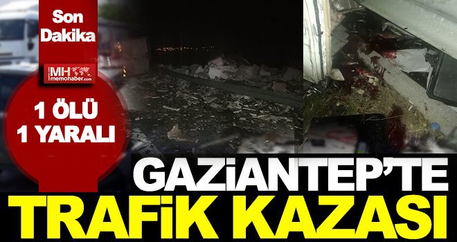 Gaziantep'te akılalmaz kaza! Kamyonet takla attı: 1 ölü, 1 yaralı