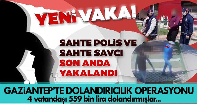 Gaziantep’te dolandırıcılık operasyonu: 2 tutuklama 
