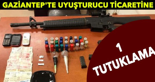 Gaziantep'te evde uyuşturucu satıcılarına operasyon