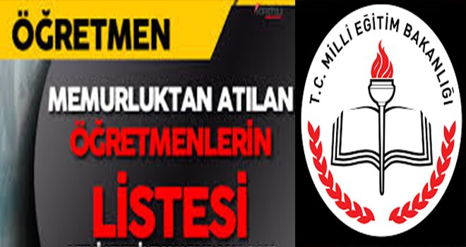 Gaziantep’te FETÖ’den 60 öğretmen ihraç edildi! Işte o isimler