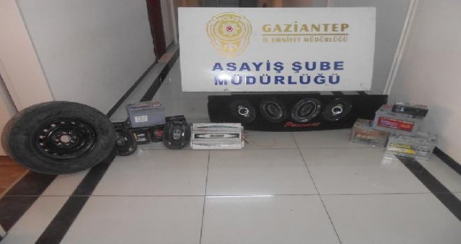 Gaziantep’te hırsızlık olaylarına 3 gözaltı