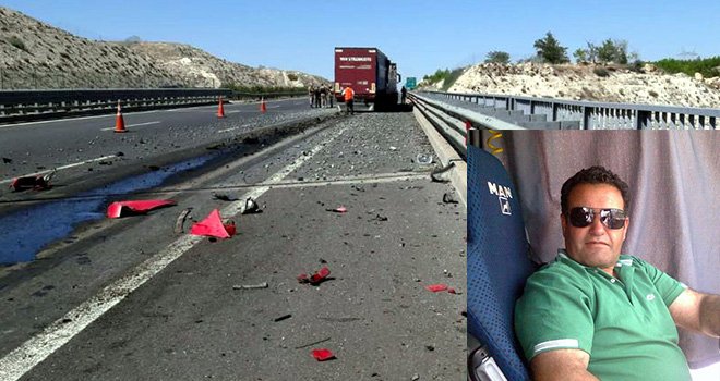 Gaziantep'te iki TIR çarpıştı: 1 ölü