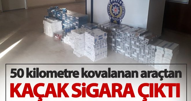 Gaziantep'te kaçak sigara operasyonu! Kovalamaca sonucu yakalandı