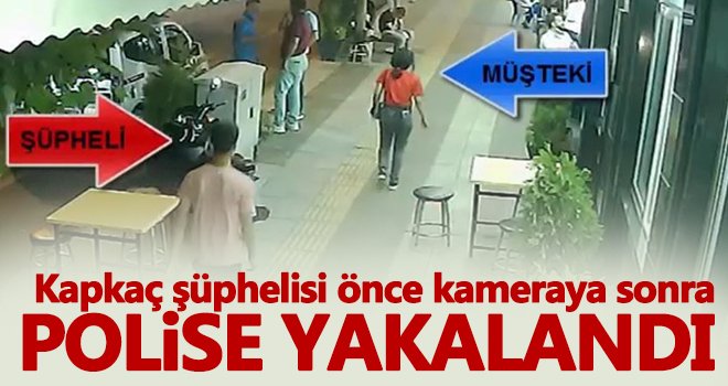 Gaziantep'te kapkaç şüphelisi polisten kaçamadı