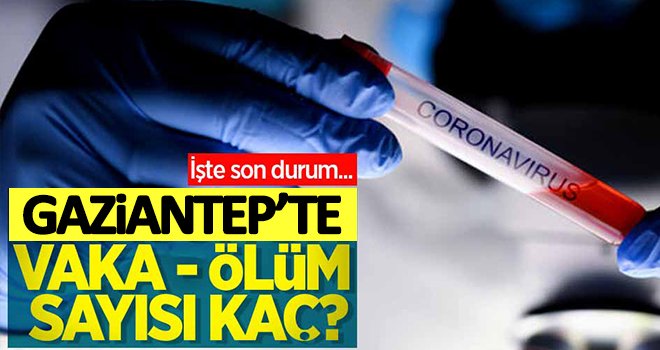 Gaziantep’te koronavirüsle ilgili son veriler açıklandı