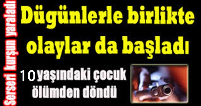 Gaziantep'te Maganda kurşunu öğrenciyi hedef aldı 