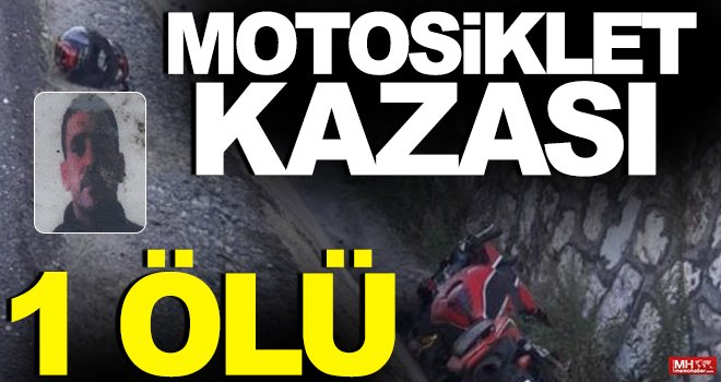 Gaziantep'te motosiklet kazası: Sürücü hayatını kaybetti