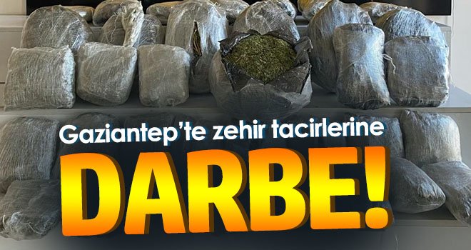 Gaziantep'te ölüm tacirlerine darbe