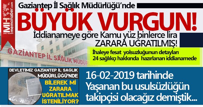 Gaziantep'te sağlıkta 'güvensiz ihaleye' yargı şoku