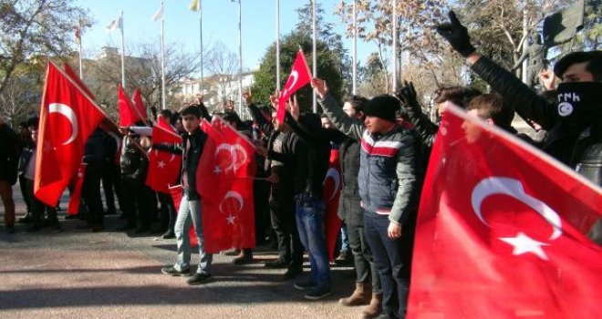 Gaziantep'te terör saldırıları protesto edildi 