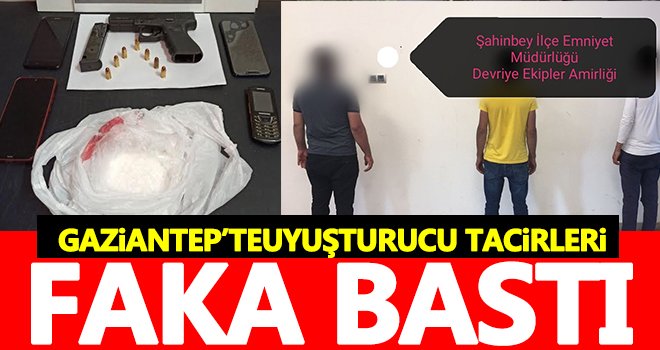 Gaziantep'te uyuşturucu ve silah ele geçirildi! 3 gözaltı