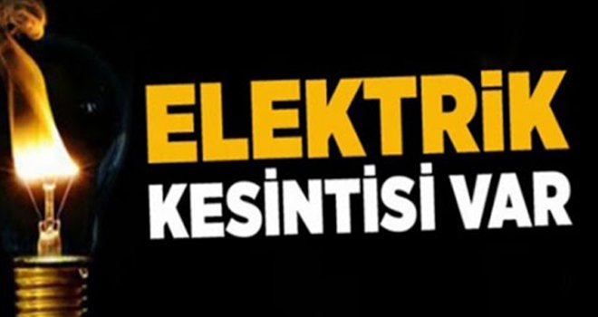 Gaziantep'te yarın elektrikler kesilecek