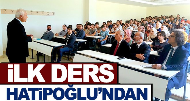 Hatipoğlu: Vahiyle irfanı, akılla vicdanı, tecrübeyle bilimi harmanlayacağız