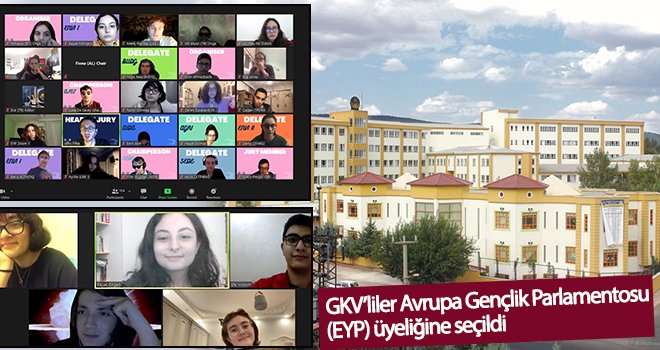 GKV’liler Avrupa Gençlik Parlamentosu (EYP) üyeliğine seçildi