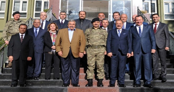 GSO YÖNETİMİNDEN TUGAY KOMUTANINA ZİYARET