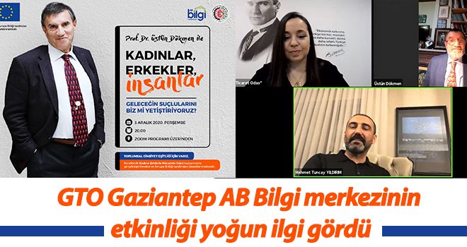 GTO Gaziantep AB Bilgi merkezinin etkinliği yoğun ilgi gördü