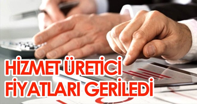Hizmet üretici fiyatları geriledi