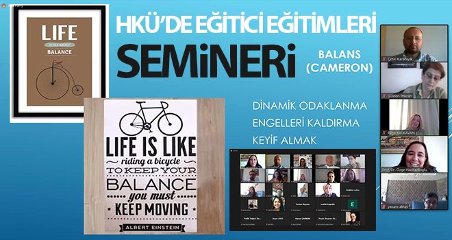 HKÜ’de eğitici eğitimleri semineri düzenlendi