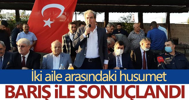 İki aile arasındaki husumet barış ile sonuçlandı