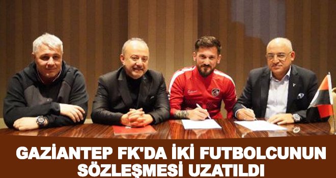 İki futbolcunun sözleşme süresi uzatıldı