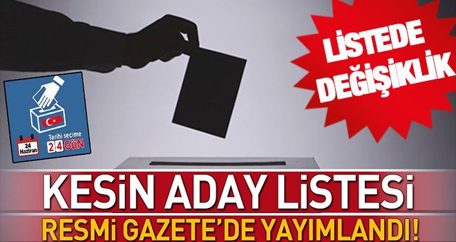 İşte Gaziantep'in kesin Milletvekili adayları